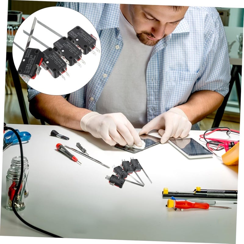 مفتاح ضغط لحظي 4 حزمة للأجهزة المنزلية والإلكترونيات - Image 4