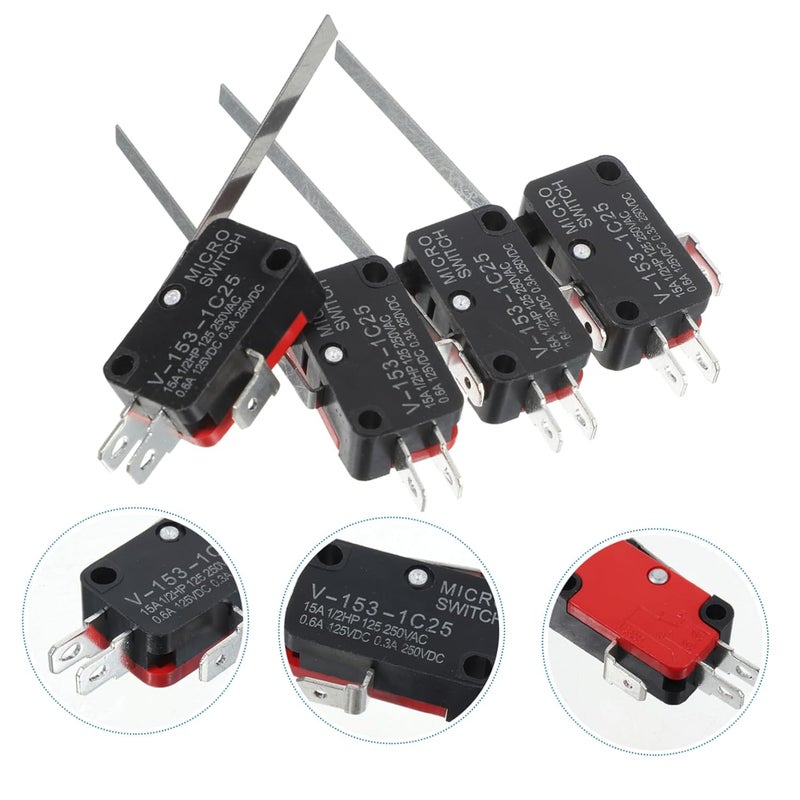 مفتاح ضغط لحظي 4 حزمة للأجهزة المنزلية والإلكترونيات - Image 5