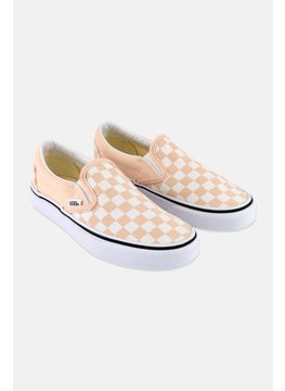 Women Classic Slip On Shoes, Peach