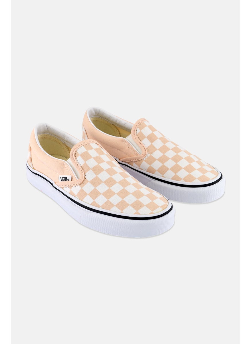 VANS - Women Classic Slip On Shoes, Peach - Image 1