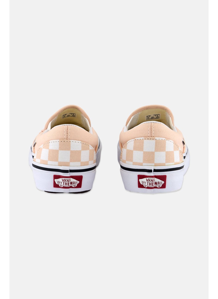 VANS - Women Classic Slip On Shoes, Peach - Image 1