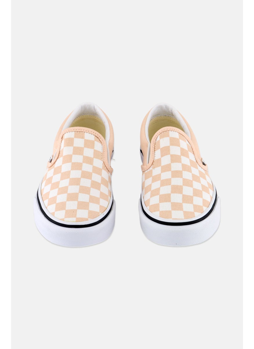 VANS - Women Classic Slip On Shoes, Peach - Image 1