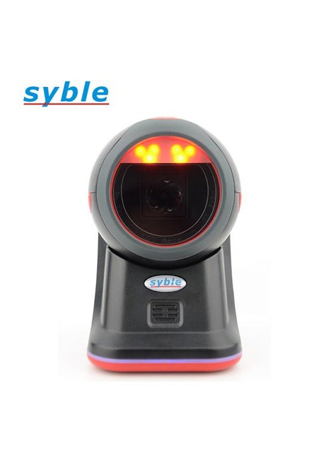 1D 2D Desktop Barode Scanner Hand-Free Omnidirectional Wired Barcode Scanner Automatic Image Scanning Barcode Scanner
