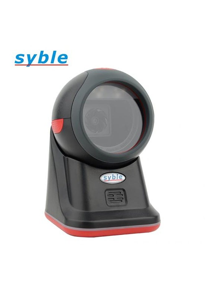 1D 2D Desktop Barode Scanner Hand-Free Omnidirectional Wired Barcode Scanner Automatic Image Scanning Barcode Scanner