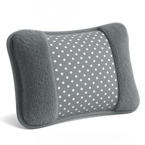 SCUD Premium Electric Hot Water Bag for Pain Relief | Fast Heating | Auto Shut-Off Protection | Thick PVC, Leak & Explosion Proof | Long Heat Preservation | Cozy Plush Fabric | 19 × 25.4 cm (Grey - Healpad) - Image 1