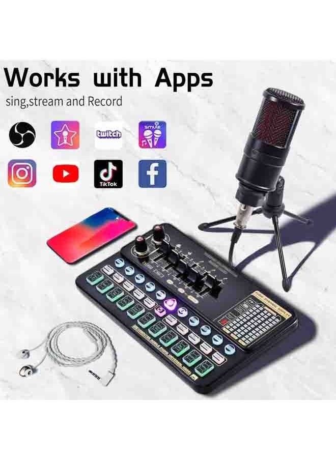 Mi VAZA V10XPRO Sound Card Microphone Accessories Live Karaoke Equipment  - Image 5