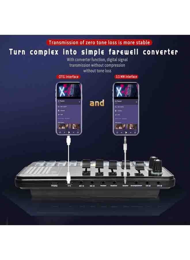Mi VAZA V10XPRO Sound Card Microphone Accessories Live Karaoke Equipment  - Image 2