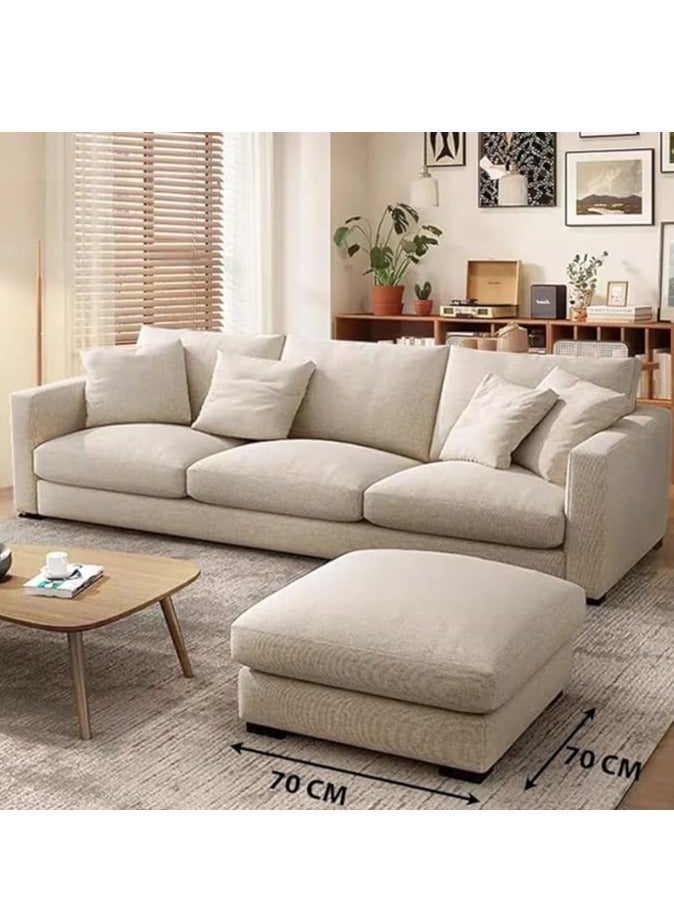 KARNAK Modern Couch Simple Sofa Minimalist Special Down White Sofa Designs Sofa Set Furniture Living Room - Image 2