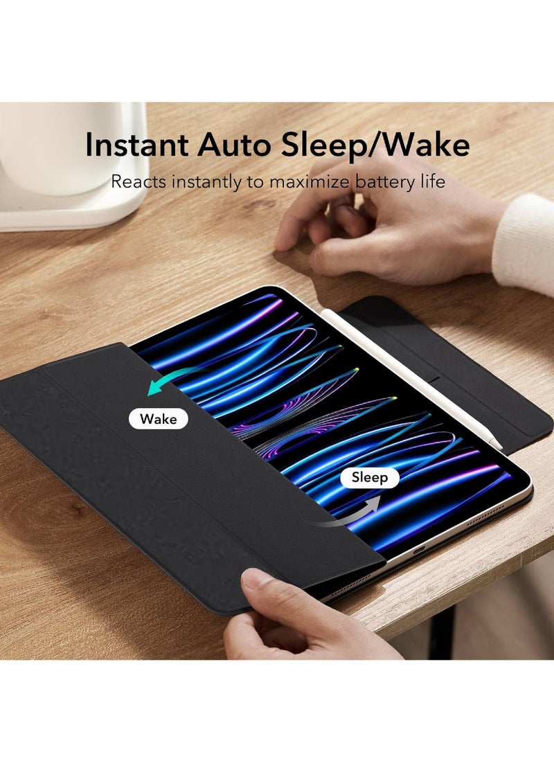 Rock Pow - Case For iPad Pro 11 Inch 2022/2021/2020 Case iPad 11 inch 4th/3rd/2nd Generation Convenient Magnetic Attachment 2 Way Stand Full Pencil 2 Support Rebound Magnetic Case - Image 1