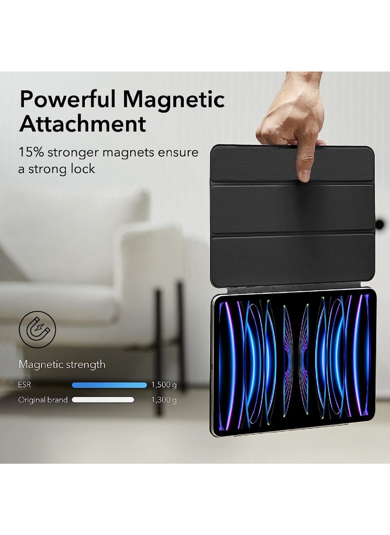Rock Pow - Case For iPad Pro 11 Inch 2022/2021/2020 Case iPad 11 inch 4th/3rd/2nd Generation Convenient Magnetic Attachment 2 Way Stand Full Pencil 2 Support Rebound Magnetic Case - Image 1