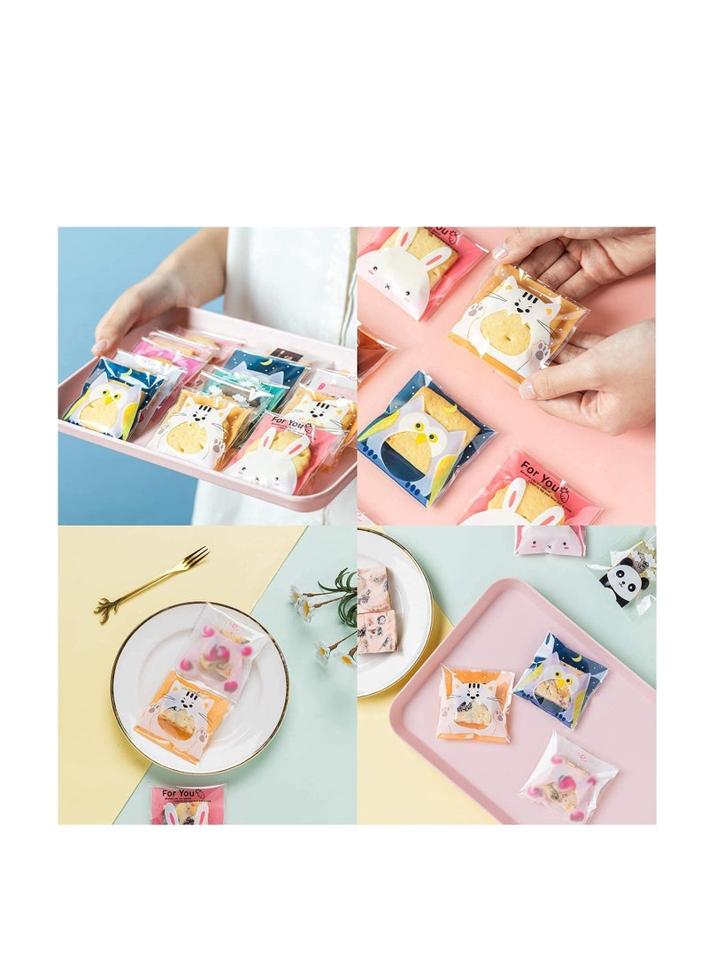 Pastry Packaging, Bread Bag, Cookie Candy Bags, Self Adhesive Decorating Bag Bakery, Snack Bags, DIY Plastic Bag for Party Birthday Biscuit Chocolate Cakes Crisp Candy  - Image 5