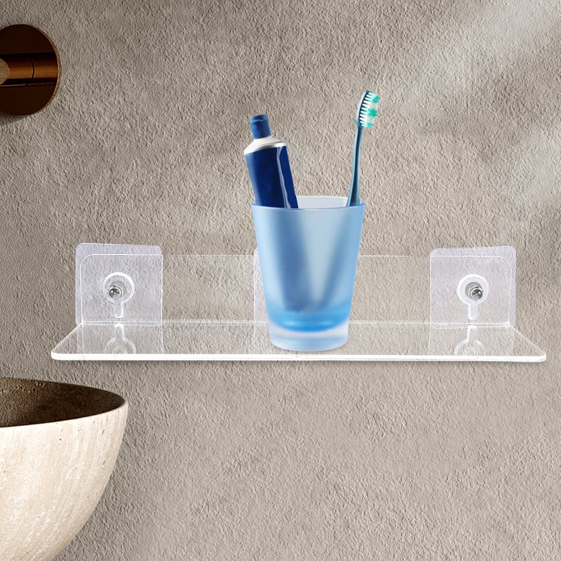 🏠 أرفف حائط أكريليكية عصرية ديكور منزلي للحمامات وغرف النوم سهلة التركيب - Image 2