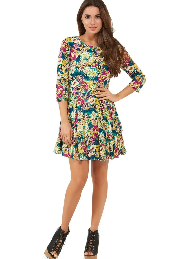 Ginger Printed Skater Dress