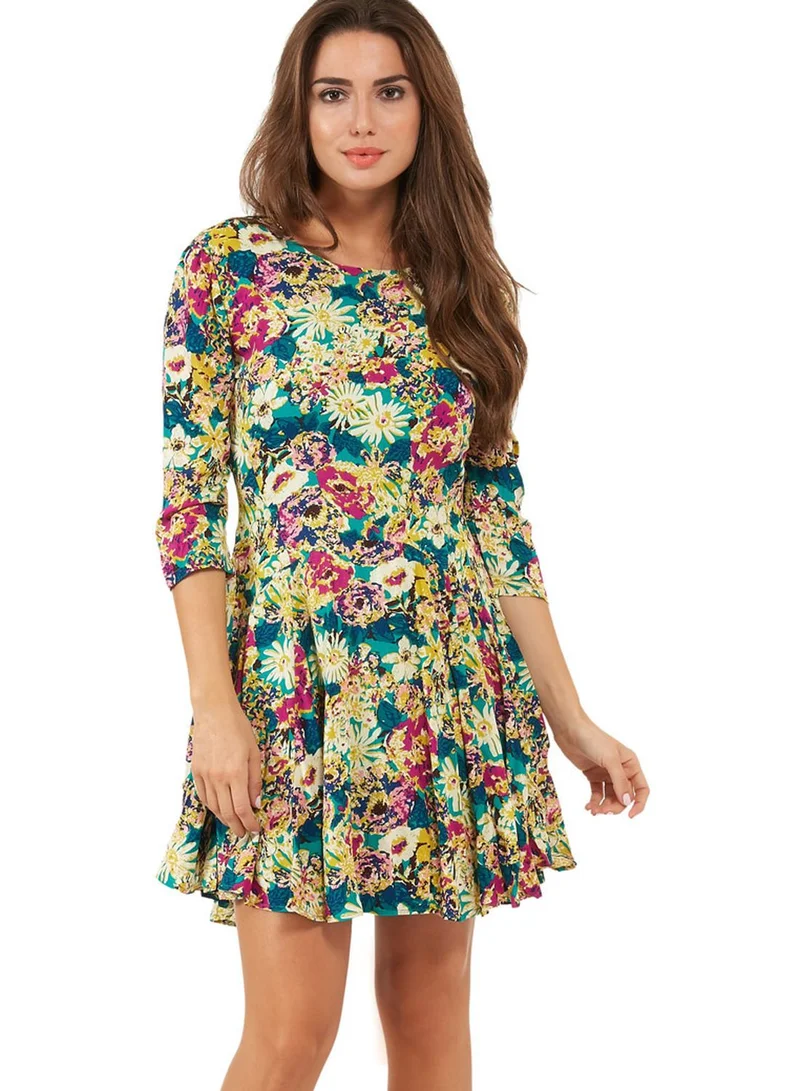 Ginger Printed Skater Dress