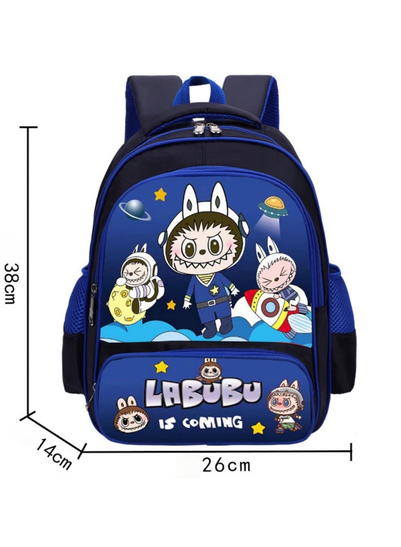 Labubu Children's Schoolbag Elementary School Cartoon Backpack Student Bag 38*26*14CM