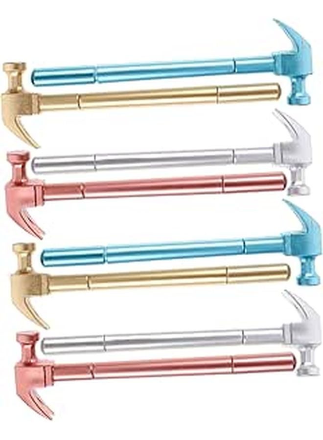 8Pcs Cartoon Ink Pens Set Red Silver Gold Blue Student Writing Sign Pens for School Office Gifts - Image 1