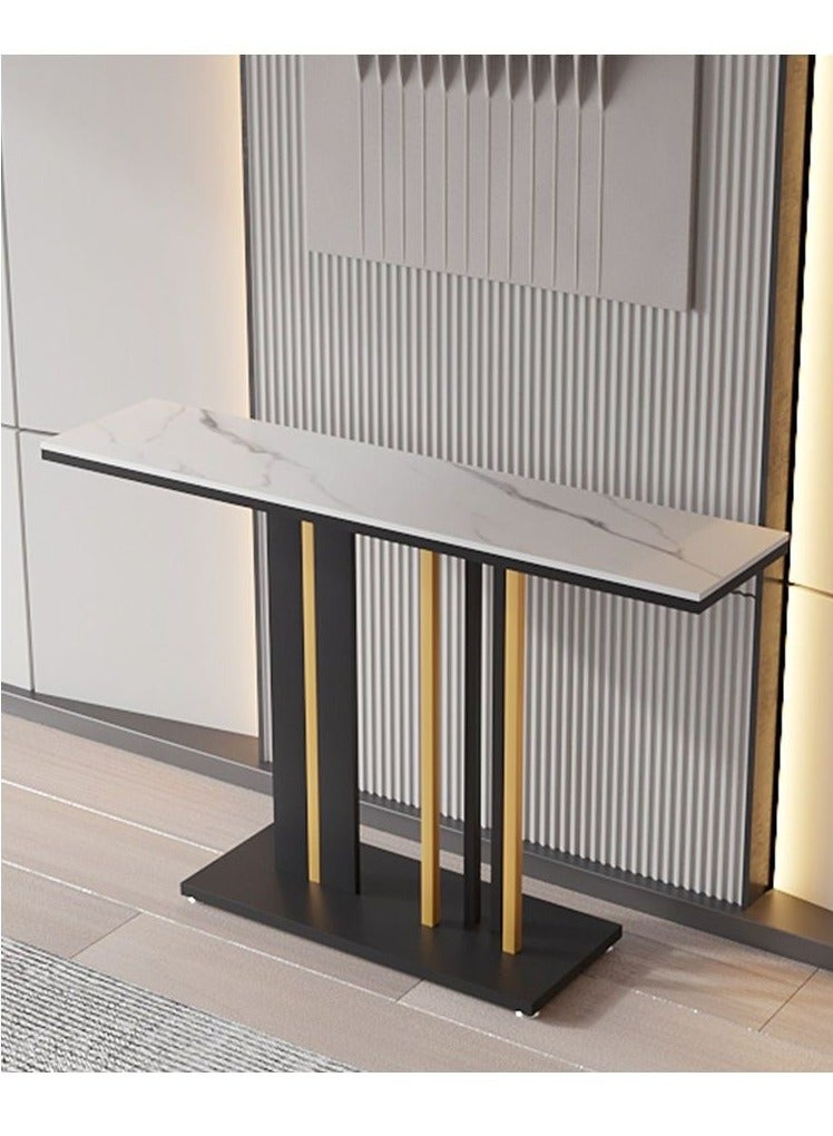 JOMILA Sofa Table Narrow with Metal Legs Console Table Modern Entryway Table Long Foyer Sofa Behind Couch Table for Entrance Living Room - Image 2