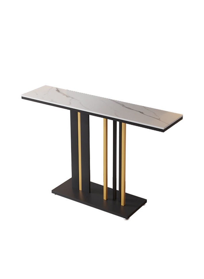 JOMILA Sofa Table Narrow with Metal Legs Console Table Modern Entryway Table Long Foyer Sofa Behind Couch Table for Entrance Living Room - Image 1