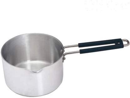 Stephy Aluminium Milk Pan/ Tea Pan_2 LTR._20 cm with Black Bakelight Handle - Image 1