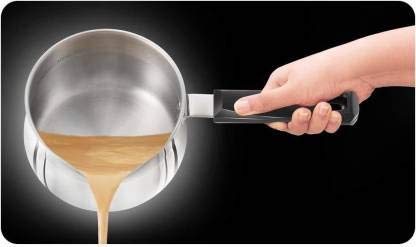 Stephy Aluminium Milk Pan/ Tea Pan_2 LTR._20 cm with Black Bakelight Handle - Image 4
