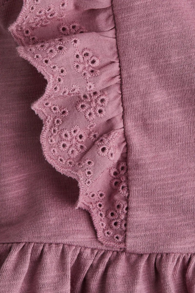 اتش اند ام فستان قطني بشراشيب