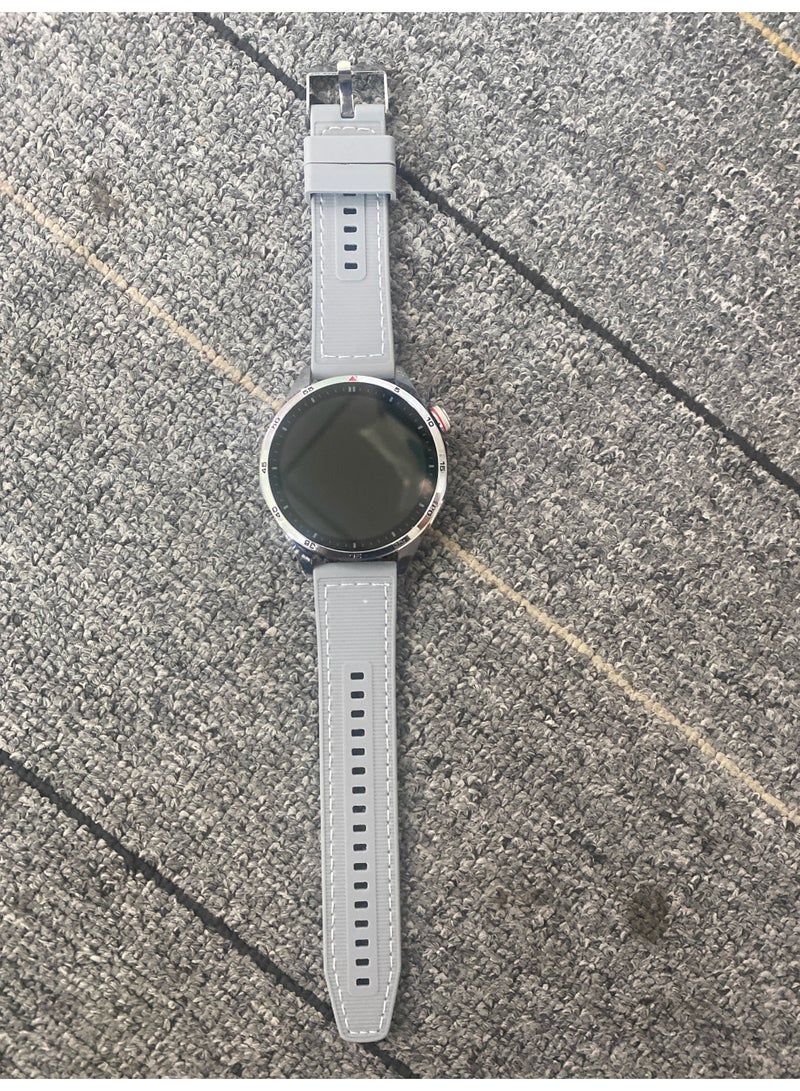 PRO smart watch GT4  with Bluetooth calling function (answer/make calls), fitness tracking watch with sleep monitoring function, suitable for iPhone/Android, IP68 waterproof (Grey) - Image 1