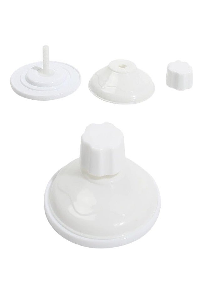 UtySty 4 Pack Cat Bed Window Suction Holder Replacement with Anchor Screws Cordless Cat Window Perch Suction Cups Holders for EZ Mount Kitty Sill Window Hammock Bed Seat Felt Kitten Car Bed Road Trip - Image 3
