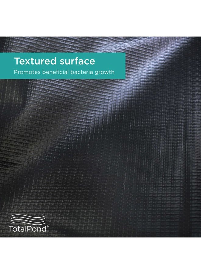 TotalPond 7 x 10 ft. PVC Pond Liner, For Ponds up to 200 Gallons, 14.5 mil, Flexible and Easy to Install, Durable and Strong Reinforced Mesh Weave, UV and Tear Resistant, Multi-Purpose Use, Black - Image 5