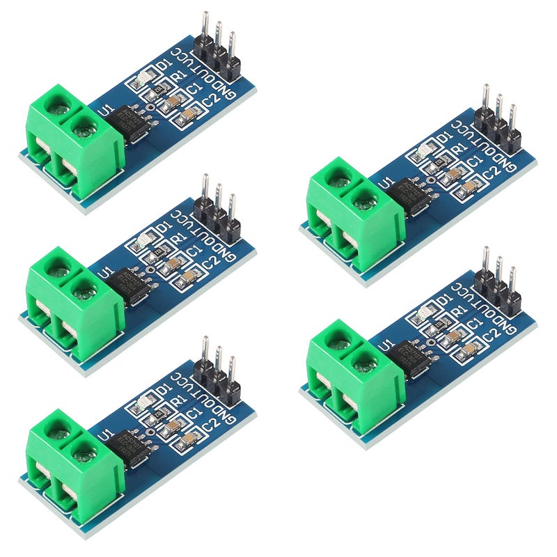 UMLIFE وحدة كاشف تيار UMLIFE 5 قطع ACS712 30A نطاق مستشعر تيار ACS712ELC 5A 20A 30A أمبير - Image 1
