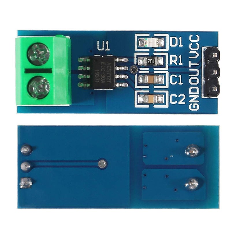 UMLIFE وحدة كاشف تيار UMLIFE 5 قطع ACS712 30A نطاق مستشعر تيار ACS712ELC 5A 20A 30A أمبير - Image 3