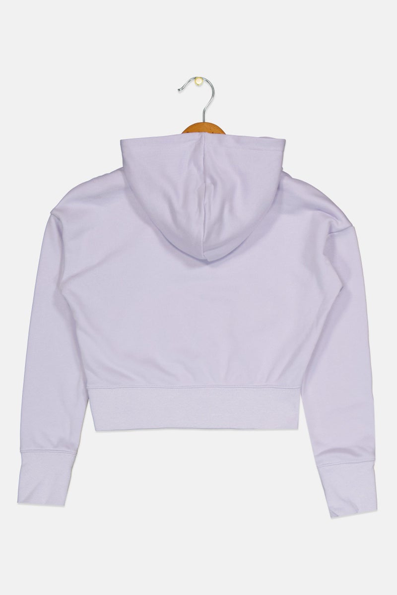 Nike Kids Boy Sportswear Fit Outdoor Sweatshirt, Lavender - Image 2