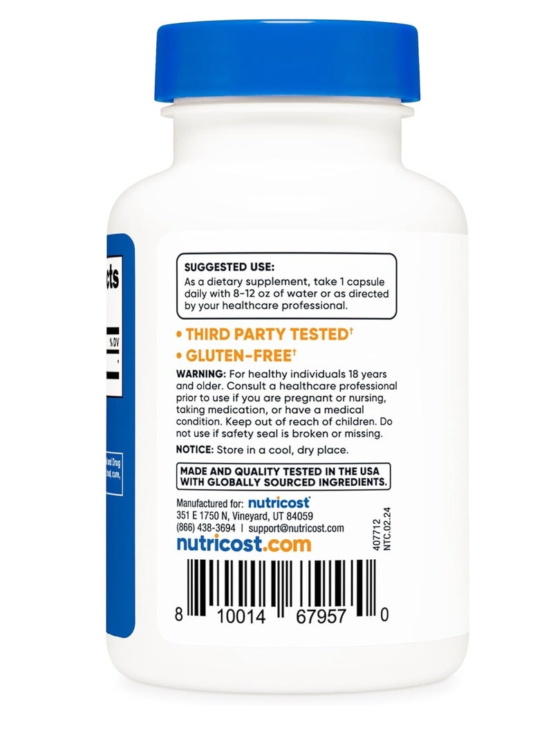 Nutricost Yohimbine HCL 5mg 120 Caps - Image 4