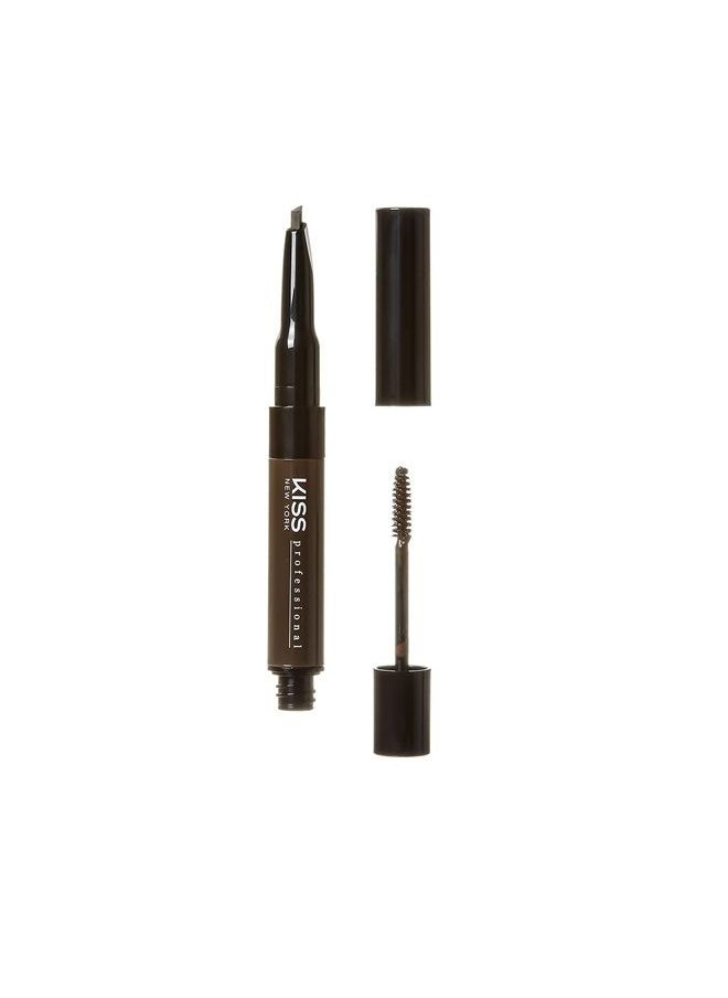 KISS - Kiss New York Professional Fine Precision Brow Pencil (Brunette) - Image 1
