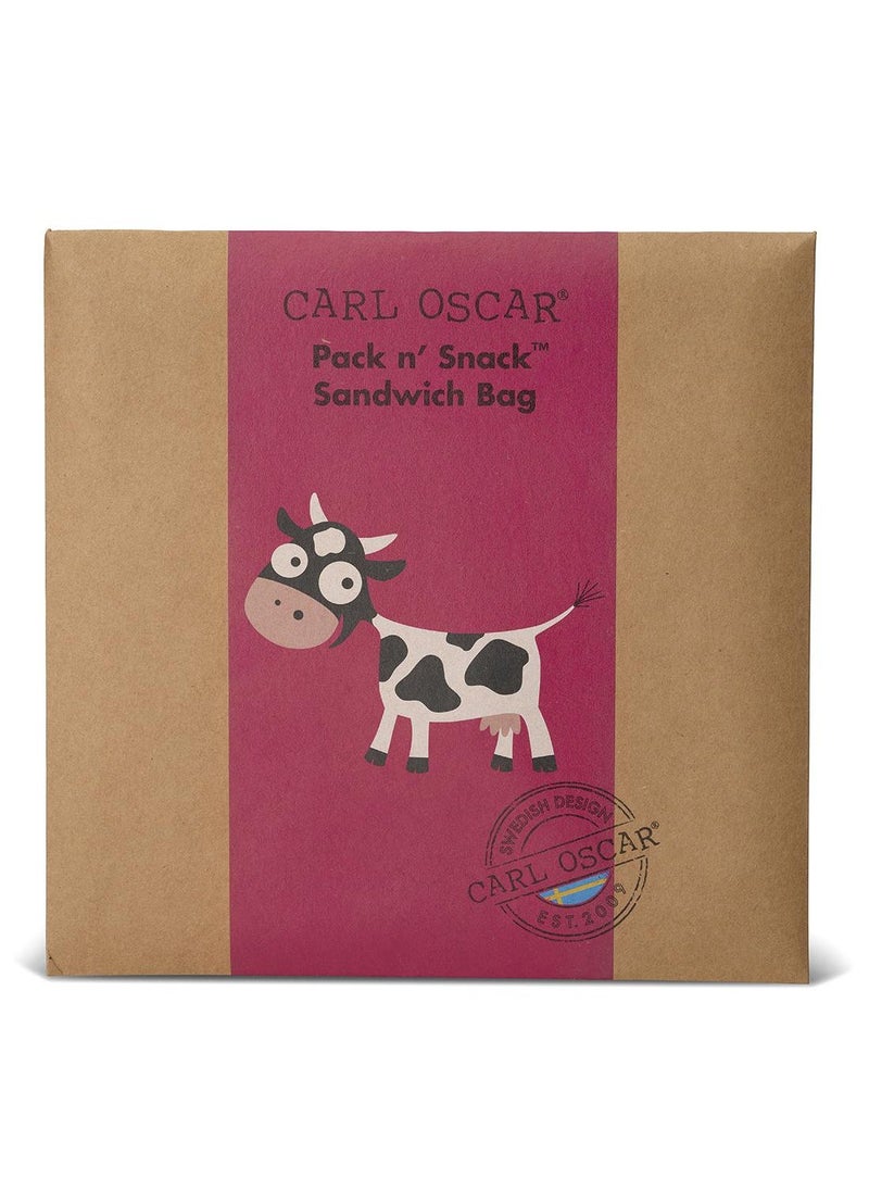 Carl Oscar Sweden Pack N' Snack™ Sandwich Bag - Purple - Image 4