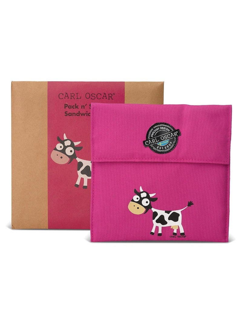Carl Oscar Sweden Pack N' Snack™ Sandwich Bag - Purple - Image 2