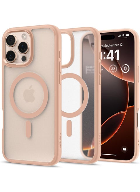 Ultra Hybrid MagFit for iPhone 16 Pro Max Case Cover with MagSafe (2024) - Frost Rose Titanium