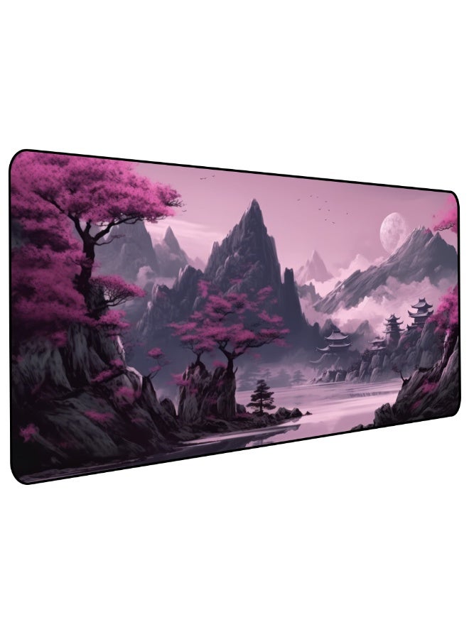 Large professional mouse pad measuring 70 x 30 cm - Stylish and modern design suitable for gaming and office work. High-quality, slip-resistant material provides precise control and smooth mouse movement. Ideal for computers and laptops. Soft surface, stable base, and exceptional long-lasting performance. Suitable for gamers, designers, and programmers.  - Image 1