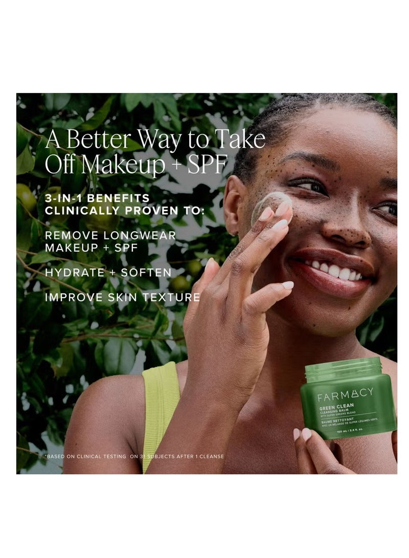 Farmacy Green Clean Cleansing Balm 30ml - Image 3