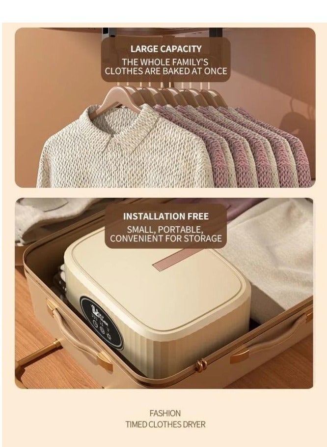   لكي بور مجفف ملابس كهربائي محمول بالأشعة فوق البنفسجية، مثالي للسفر والاستخدام المنزلي، يوفر تسخين سريع وتجفيف متساوي مع التحكم في درجة الحرارة وتصميم مضغوط - Image 4