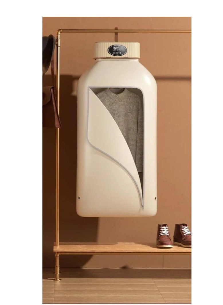   لكي بور مجفف ملابس كهربائي محمول بالأشعة فوق البنفسجية، مثالي للسفر والاستخدام المنزلي، يوفر تسخين سريع وتجفيف متساوي مع التحكم في درجة الحرارة وتصميم مضغوط - Image 5