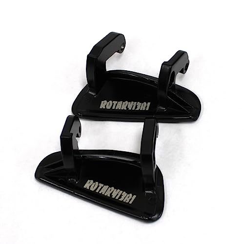 Rotary13B1 مقابض أبواب خارجية من الألمنيوم Rotary13B1 لمازدا 1993-2002 RX-7 FD3S RX7 الجيل الثالث - أسود - Image 4