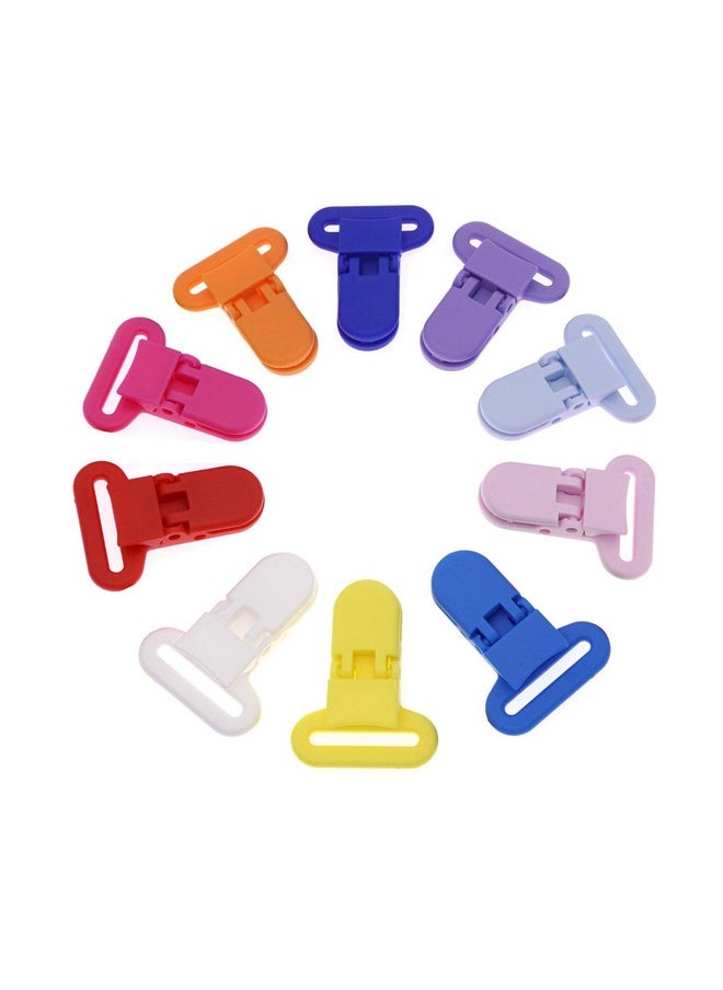 Sutoyuen - 20Pcs Plastic Pacifier Clips Holders Suspender Clips For Teething Toys Baby Blankets Dummy Bib Leash Fit For 25Mm Ribbon - Image 1