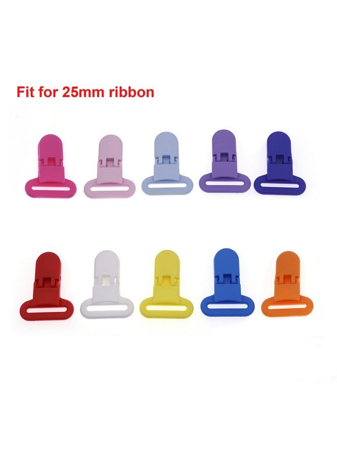Sutoyuen - 20Pcs Plastic Pacifier Clips Holders Suspender Clips For Teething Toys Baby Blankets Dummy Bib Leash Fit For 25Mm Ribbon - Image 1