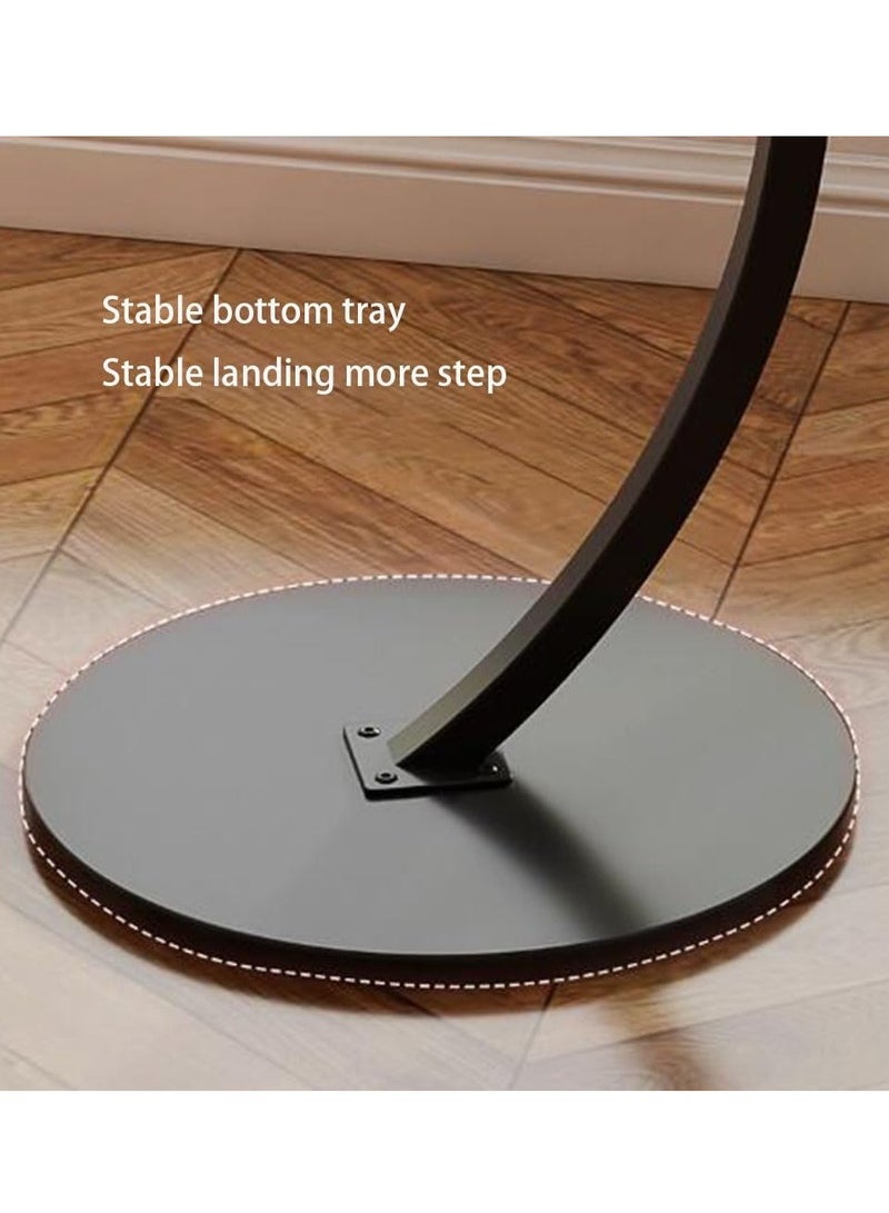 DubaiGallery طاولة جانبية، طاولة جانبية للأريكة، طاولة جانبية على شكل حرف C للأريكة والأريكة والسرير، طاولة كبيرة على شكل حرف C لسطح المكتب لغرفة المعيشة وغرفة النوم - Image 4