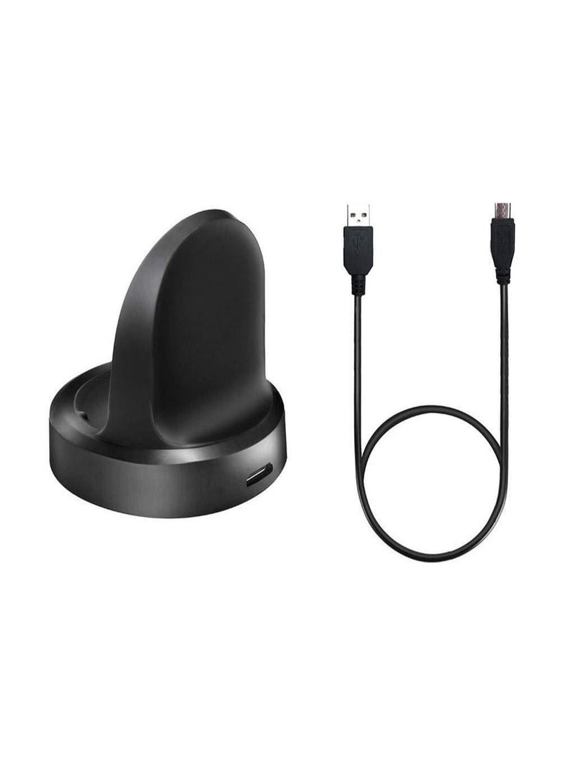 Wireless Charging Dock Cradle Charger compatible with Samsung Gear S3 S2 - Image 1
