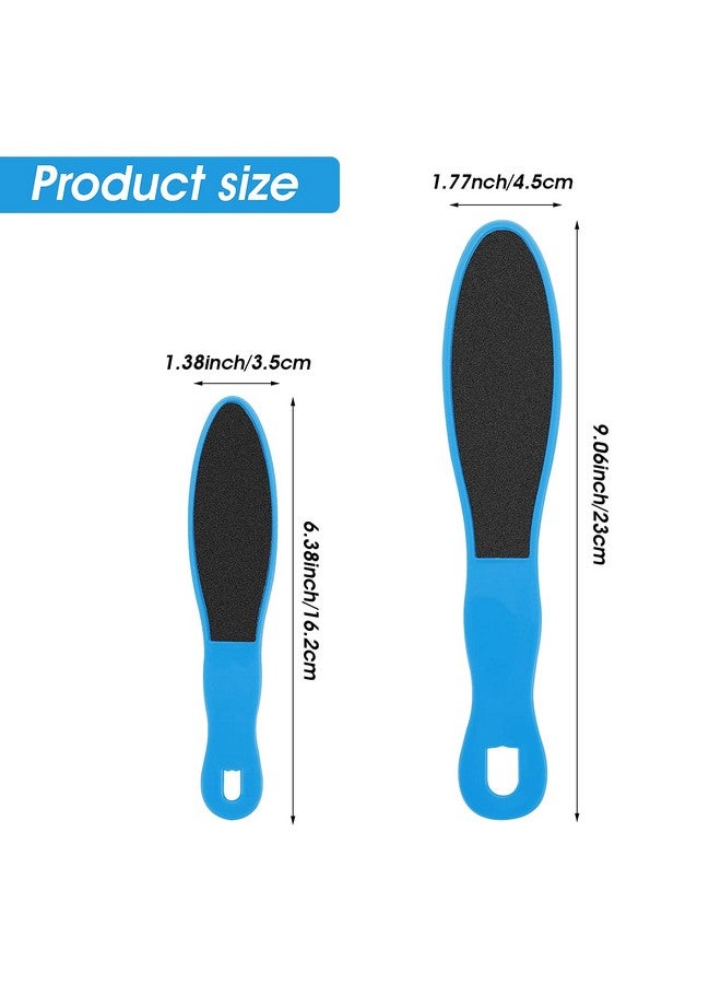 WLLHYF 4 Pieces Double Sided Pedicure Foot File Foot Scraper Exfoliator Remover Dead Skin Hard Skin Calluses Foot Scrubber Reusable Foot Care Pedicure Tool For Wet And Dry Cracked Feet 2 Sizes - Image 4