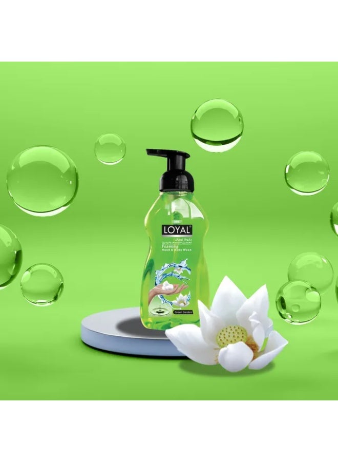 لويال غسول اليدين الرغوي برائحة الحديقة الخضراء 500 مل - Image 2