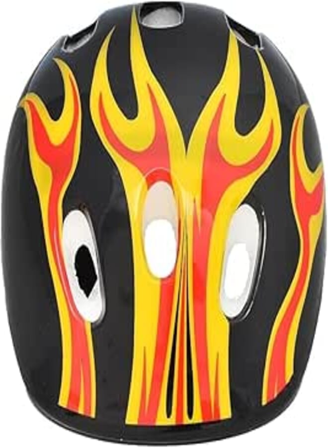FROM H HOME 1088 High Quality Compressed Foam Motorcycle Helmet for Kids - Multi Color