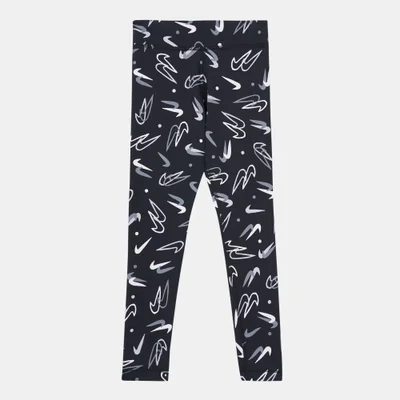 Nike Kids' Sportswear Essential Mid-Rise Leggings (Older Kids)