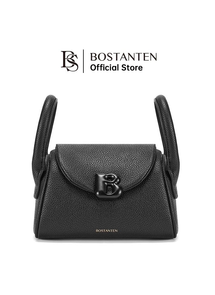 Bostanten Bostanten Women's Multipurpose Shoulder Bag - Eco-Friendly Vegan Leather with Adjustable Strap / Black  - Image 1